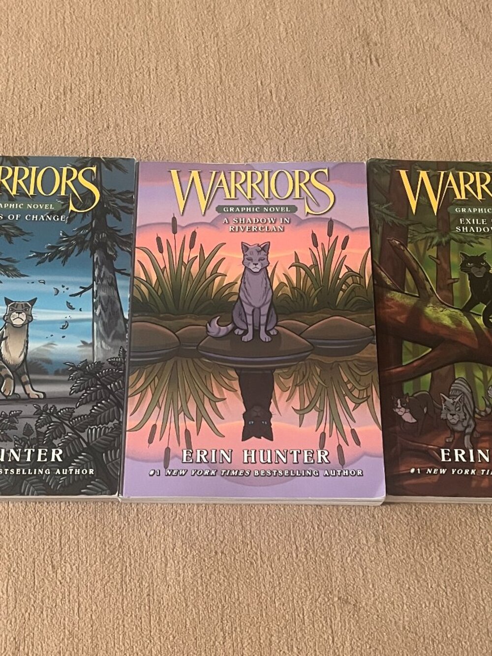 Warriors Graphic Novels Children's Paperback Books Lot of 3 New